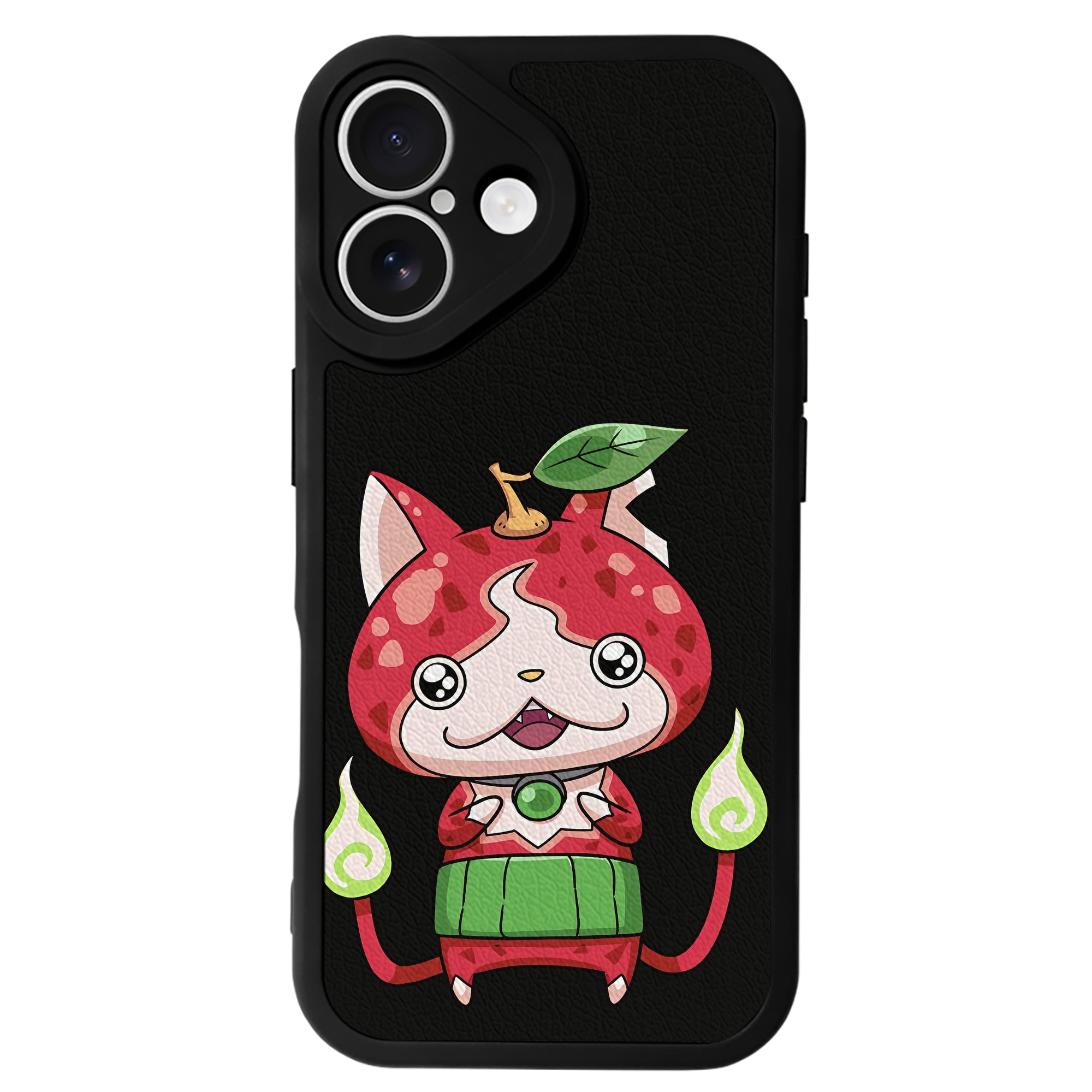 （画像用） 妖怪ウォッチ Yo-kai Watch 【iPhone 16シリーズ対応】シリコンスマホケース（レザー調） 材質：シリコン